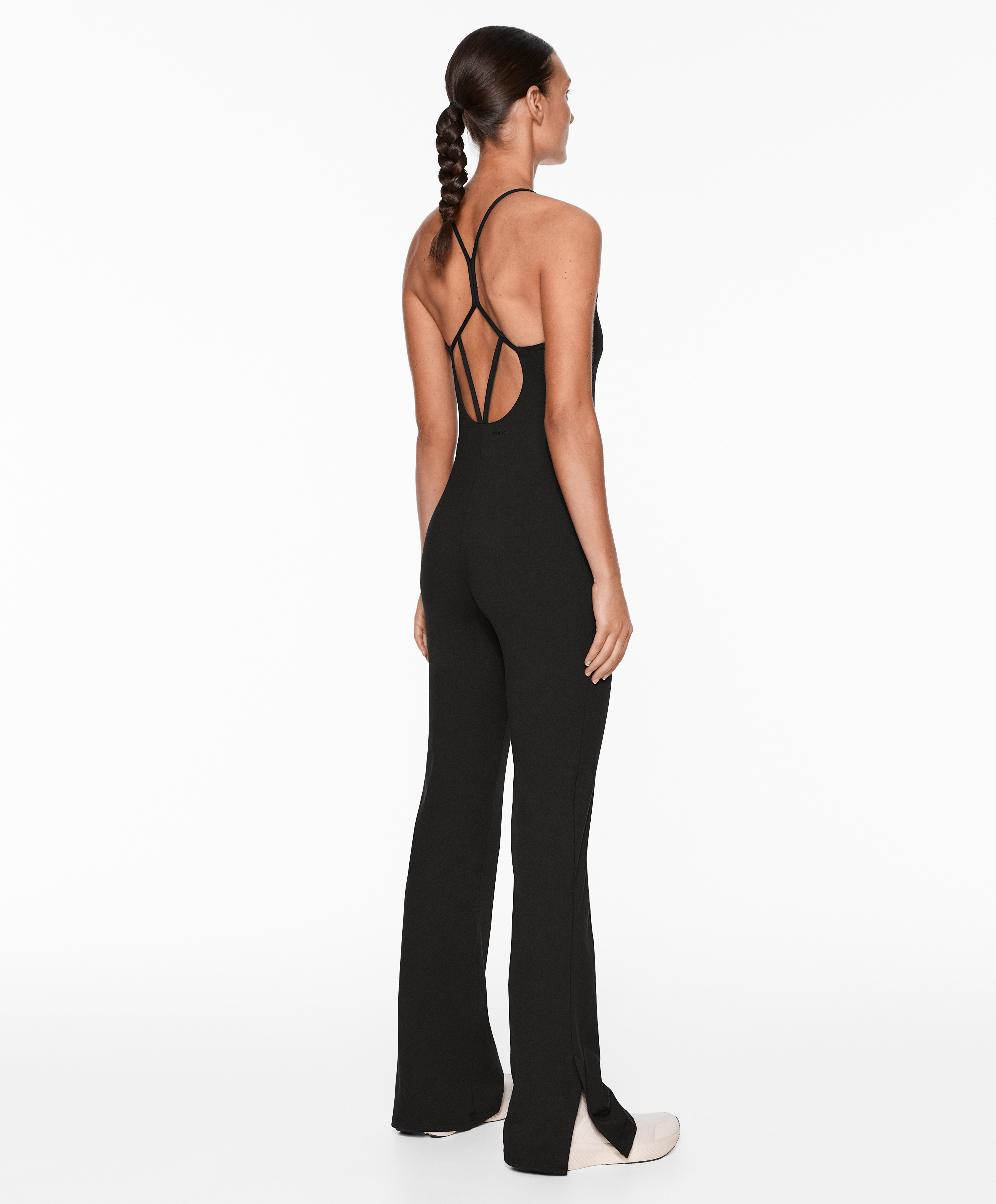 OYSHO Comfortlux open-back flare jumpsuit