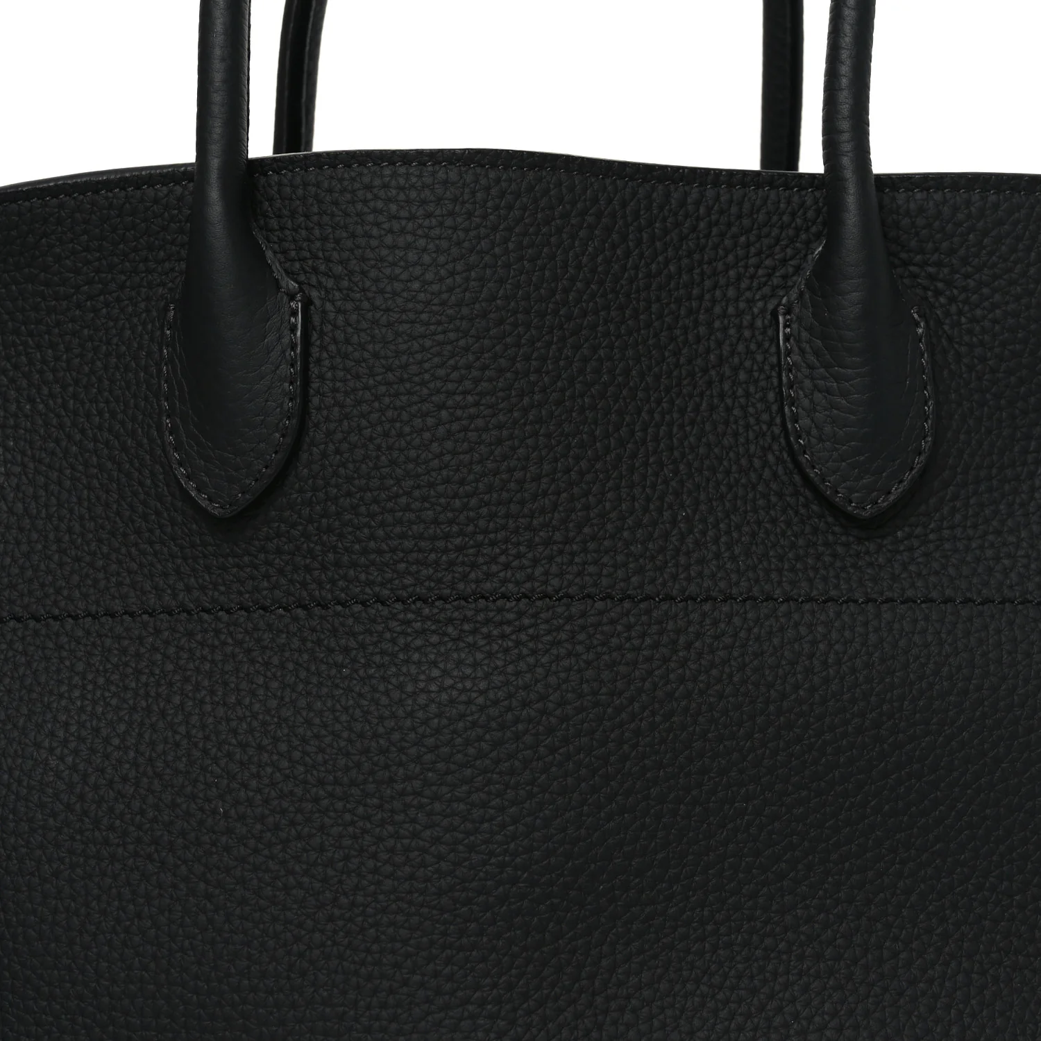 Matte Grained Calfskin Soft Margaux 15 Black - Top Club
