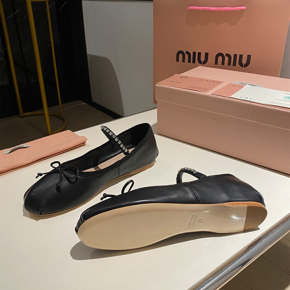 MiuMiu Leather ballerinas - Top Club