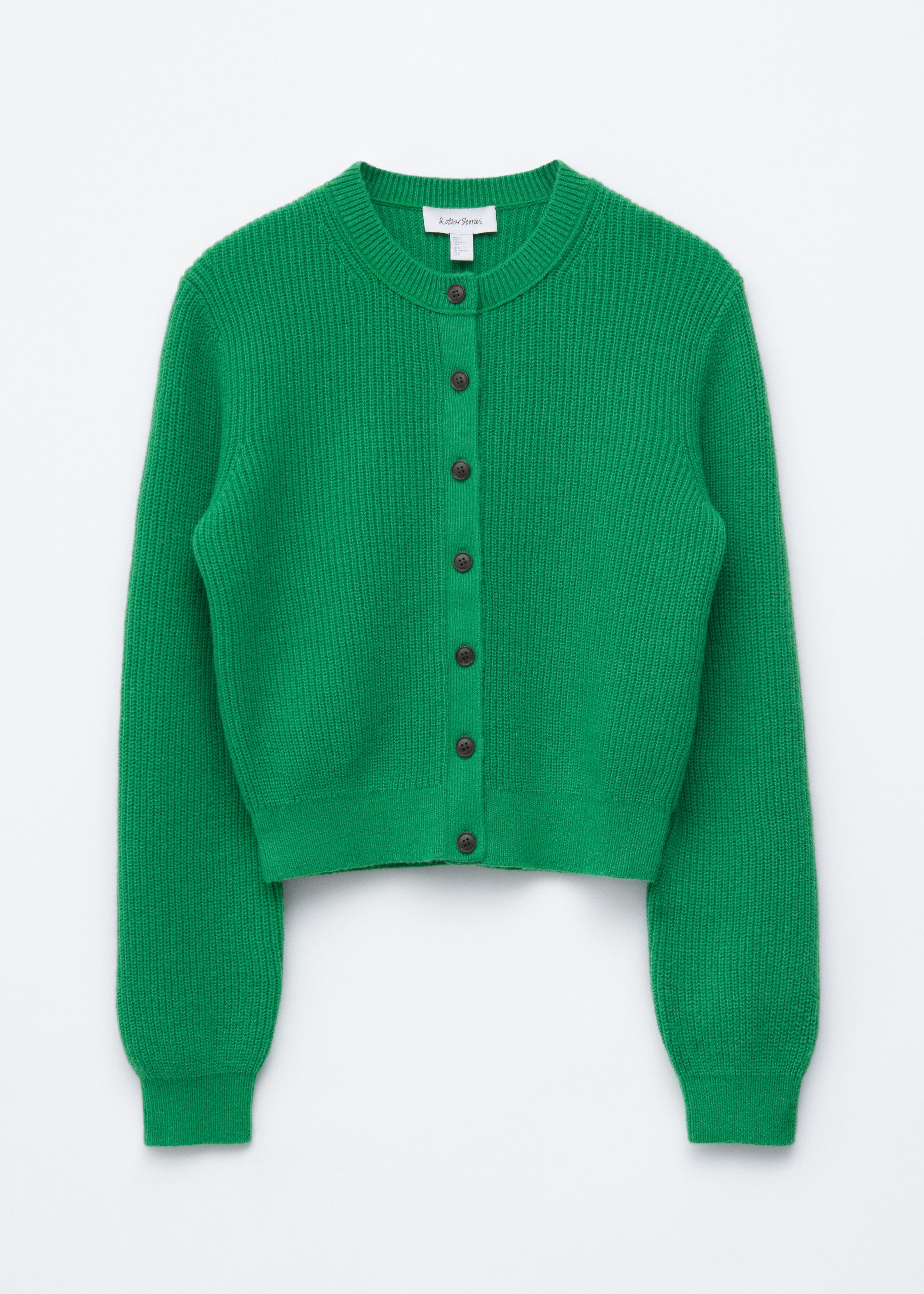 & Other Stories RIB-KNIT CARDIGAN
