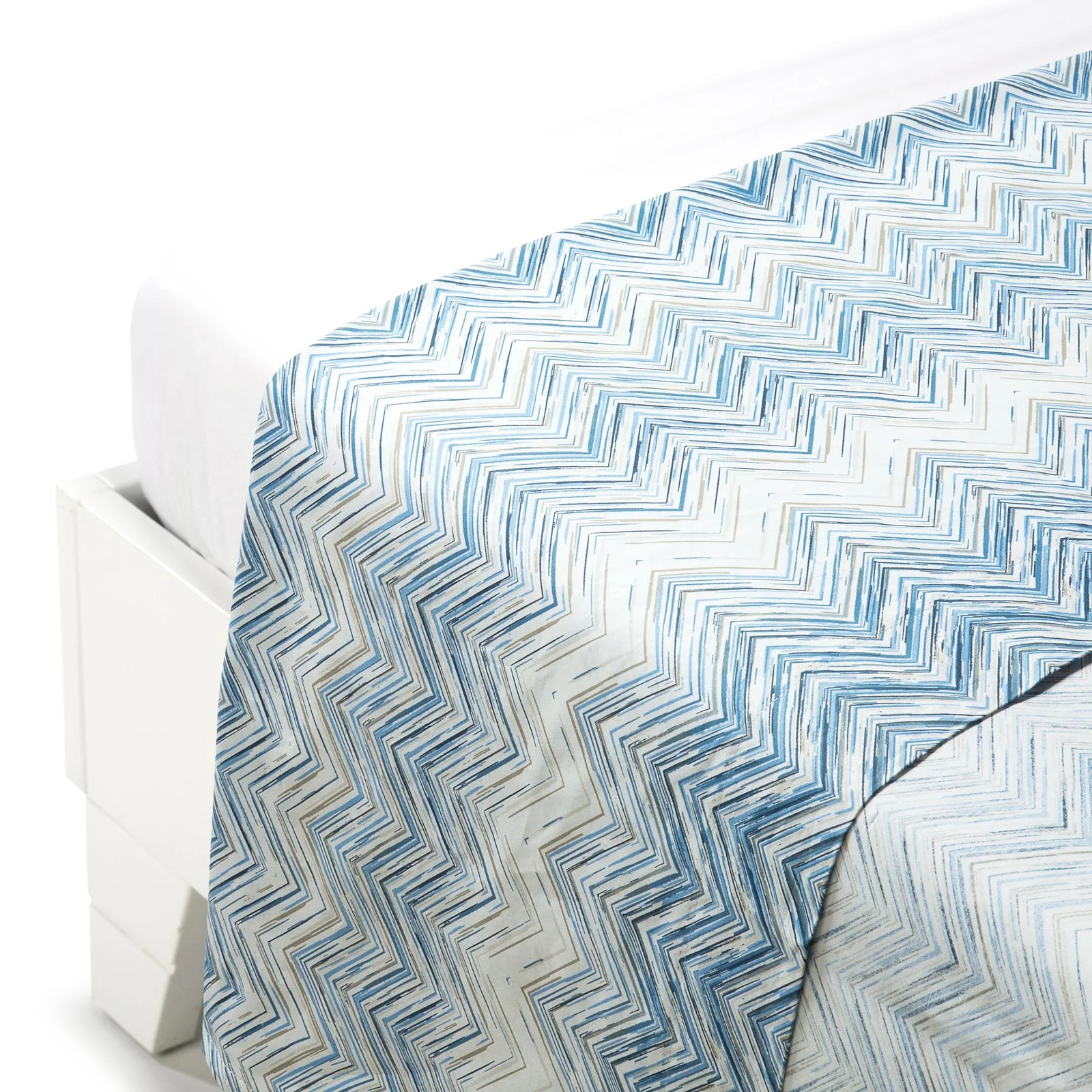 Superior Cotton sheet Textile Textile Azzurro Caleffi Home