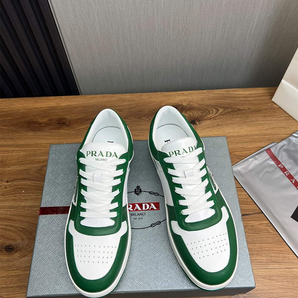 Prada Downtown nappa leather sneakers - Top Club