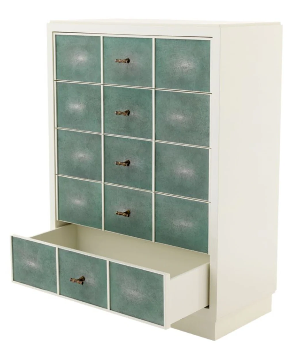 Luxury mahogany cabinet 96.5 x 47.5 x H. 130 cm - designer furniture