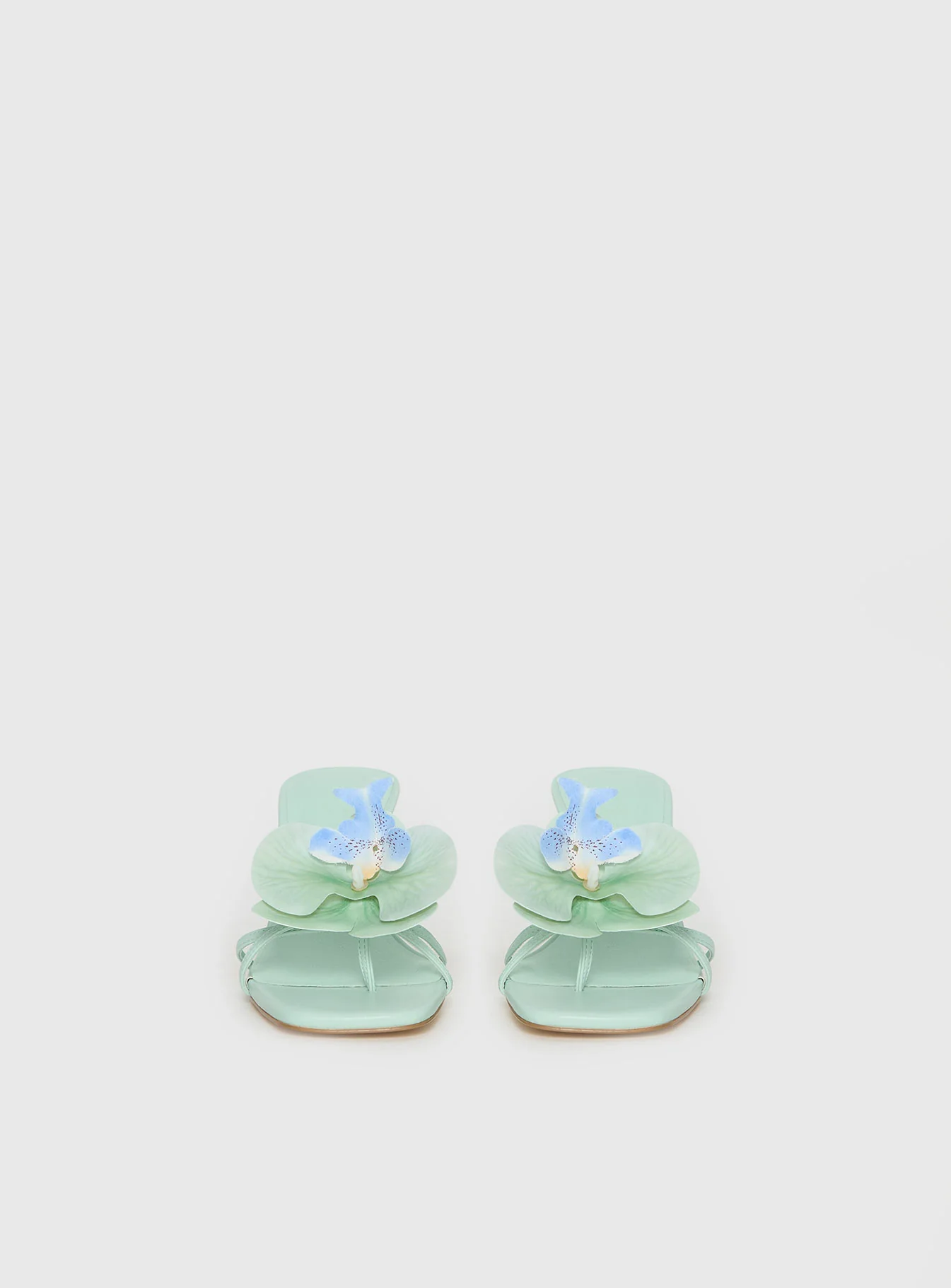 Azira Flower Detail Heels Blue