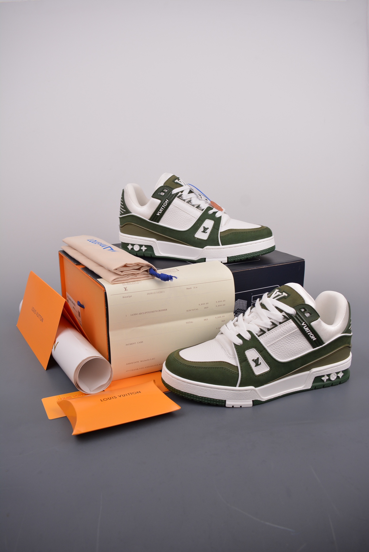 Louis Vuitton Trainer Sneakers (High Quality Version) - Sneaker Replica Workshop