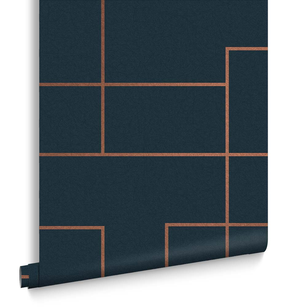 Graham & Brown  vliesbehang  Primo Navy Graham & Brown  vliesbehang  Primo Navy