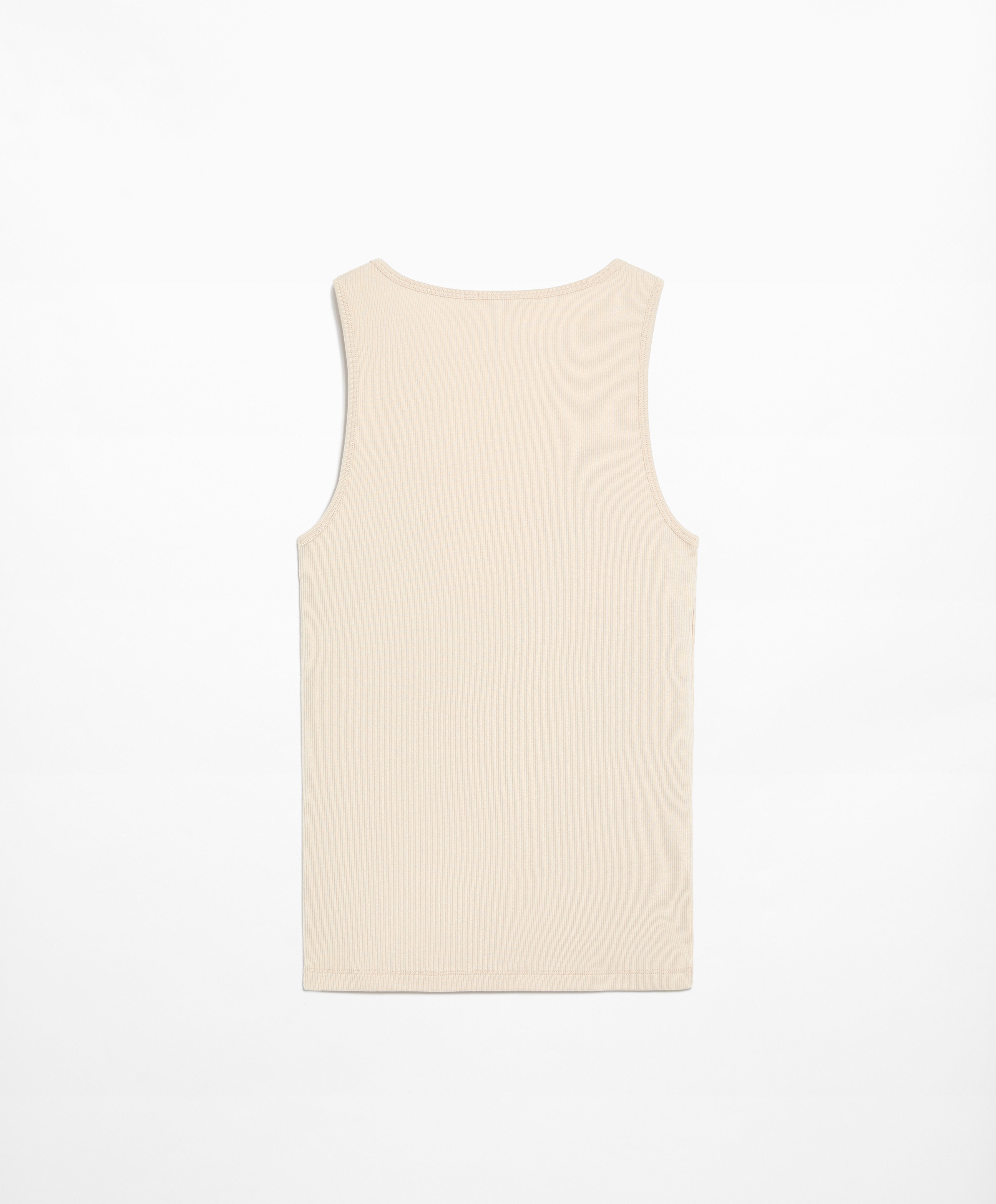 OYSHO Sleeveless T-shirt with cotton and modal