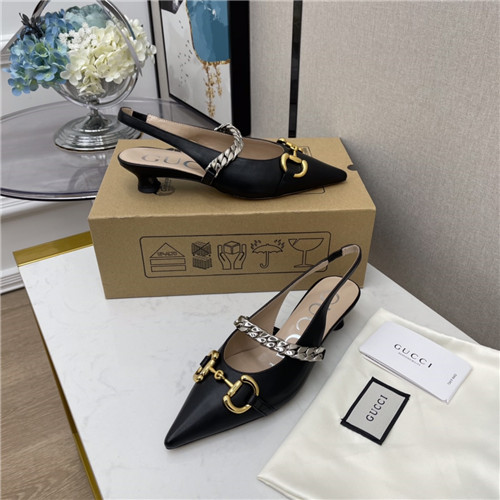 gucci horsebit chain low heel sandals - Sneaker Replica Workshop