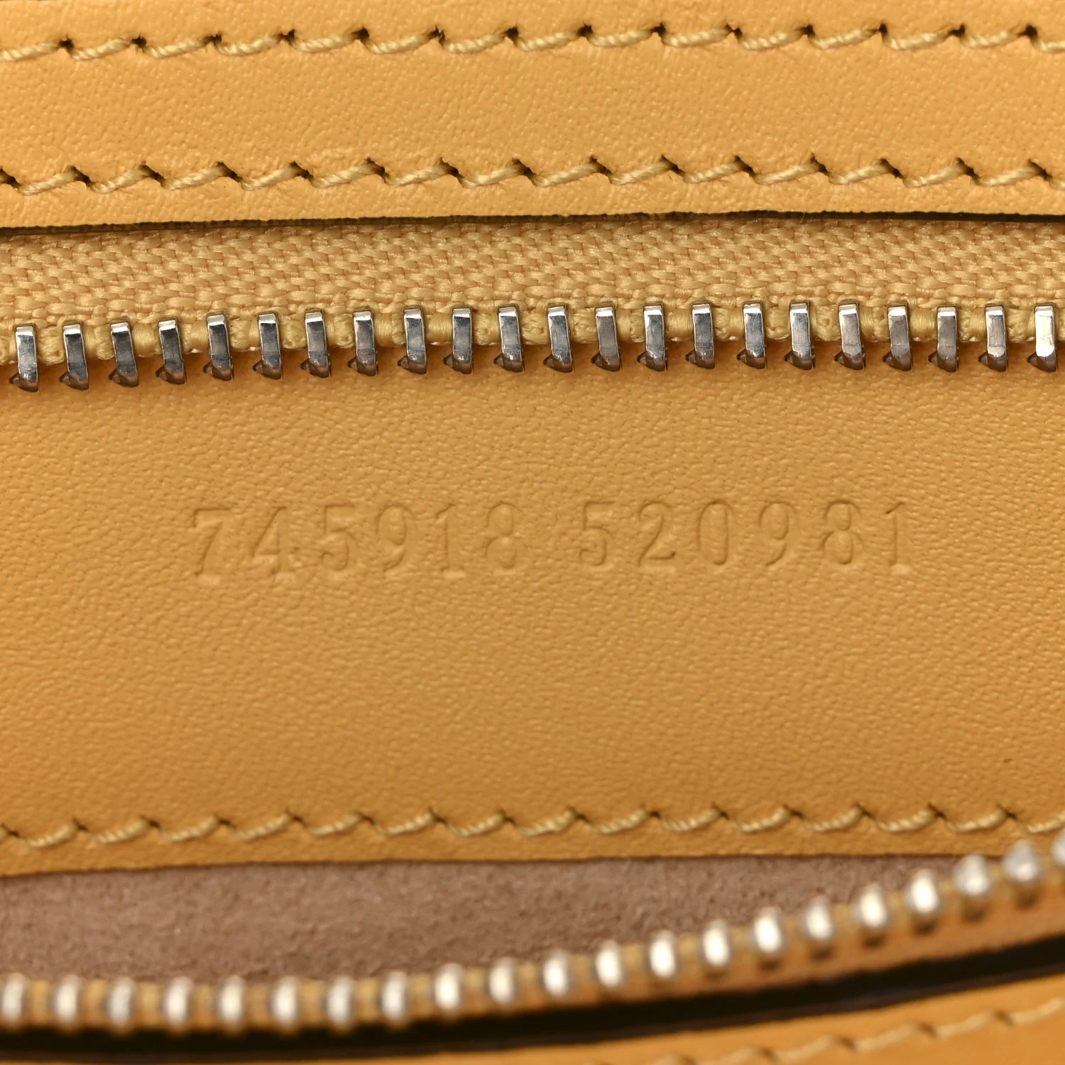 Senna Calfskin Petite GG Small Tote Bag Sunny Yellow - Top Club