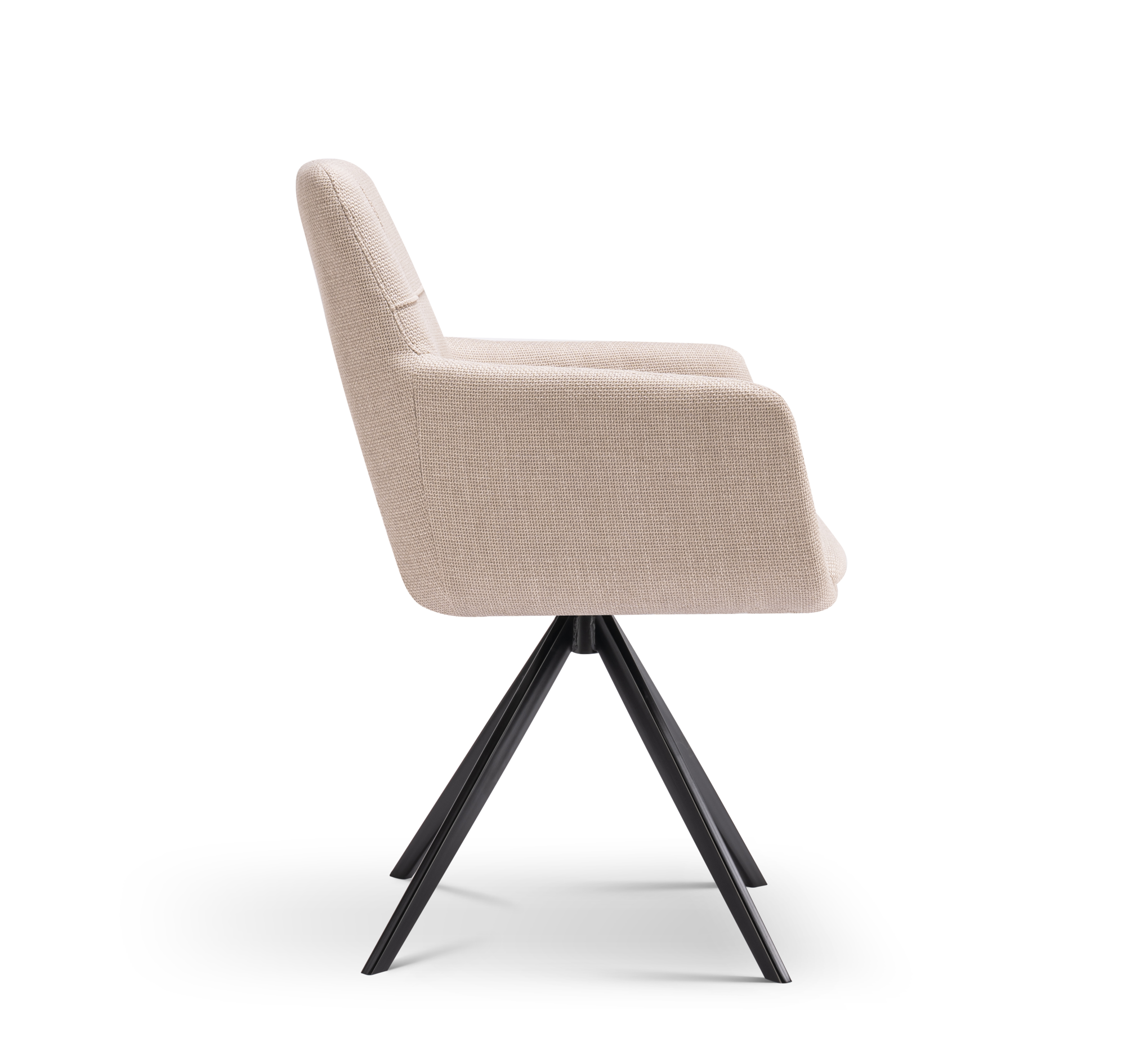 Jasmine draaistoel arm beige