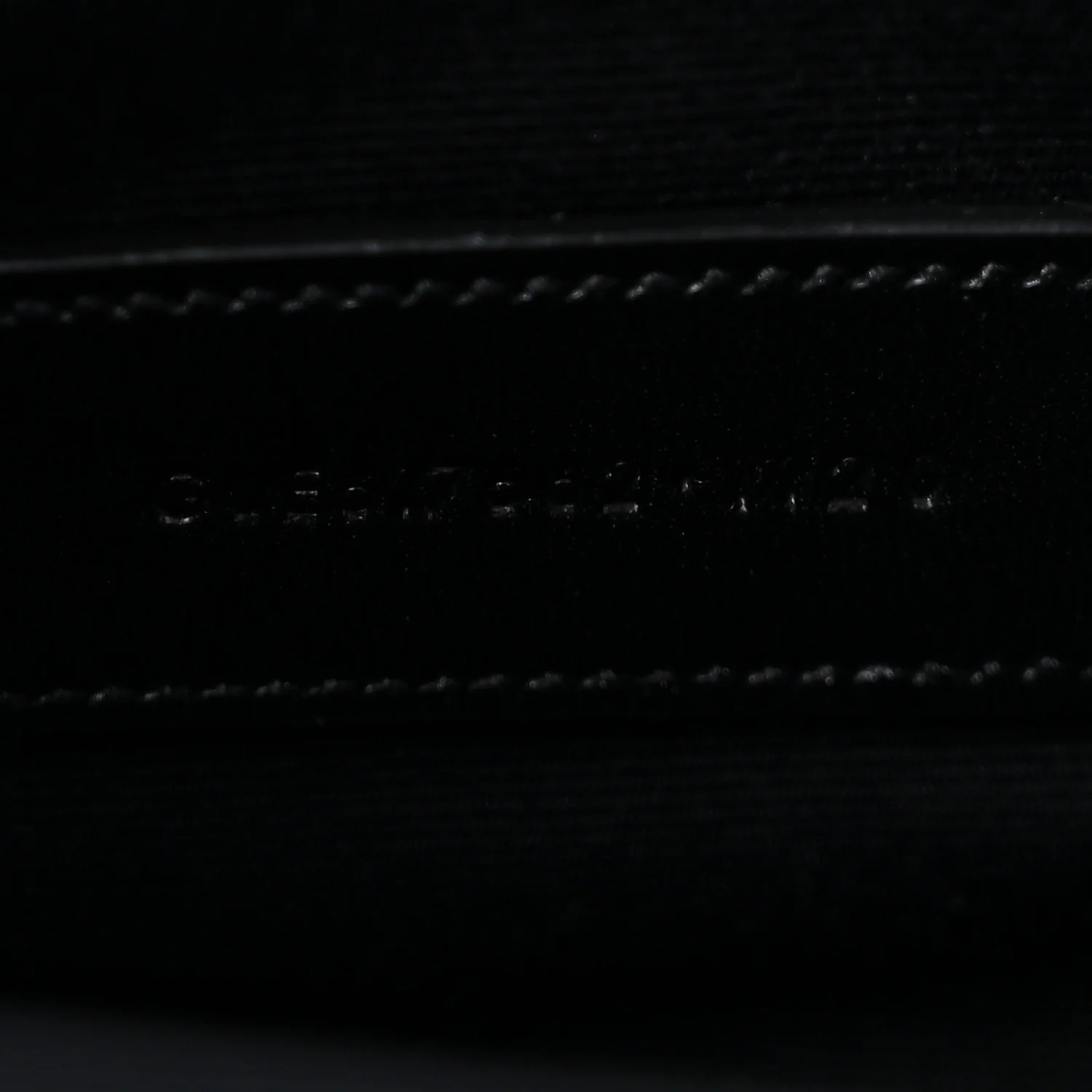 Grain De Poudre Matelasse Chevron Monogram Envelope Clutch Black - Top Club