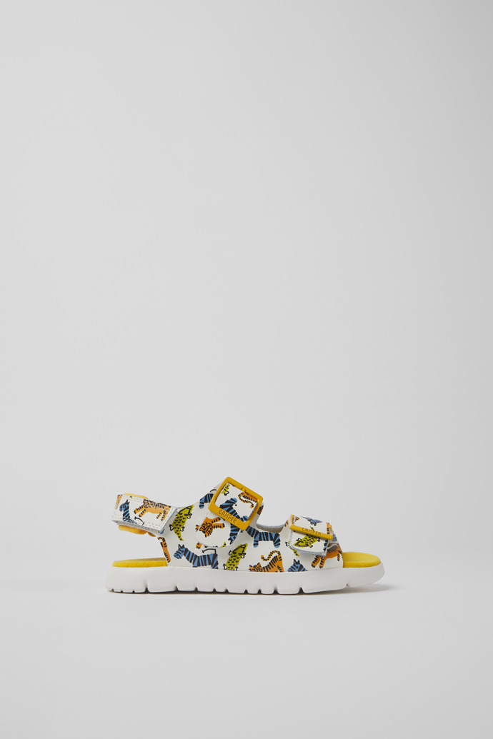 Caterpillar Multicolored Leather Sandals for Boys