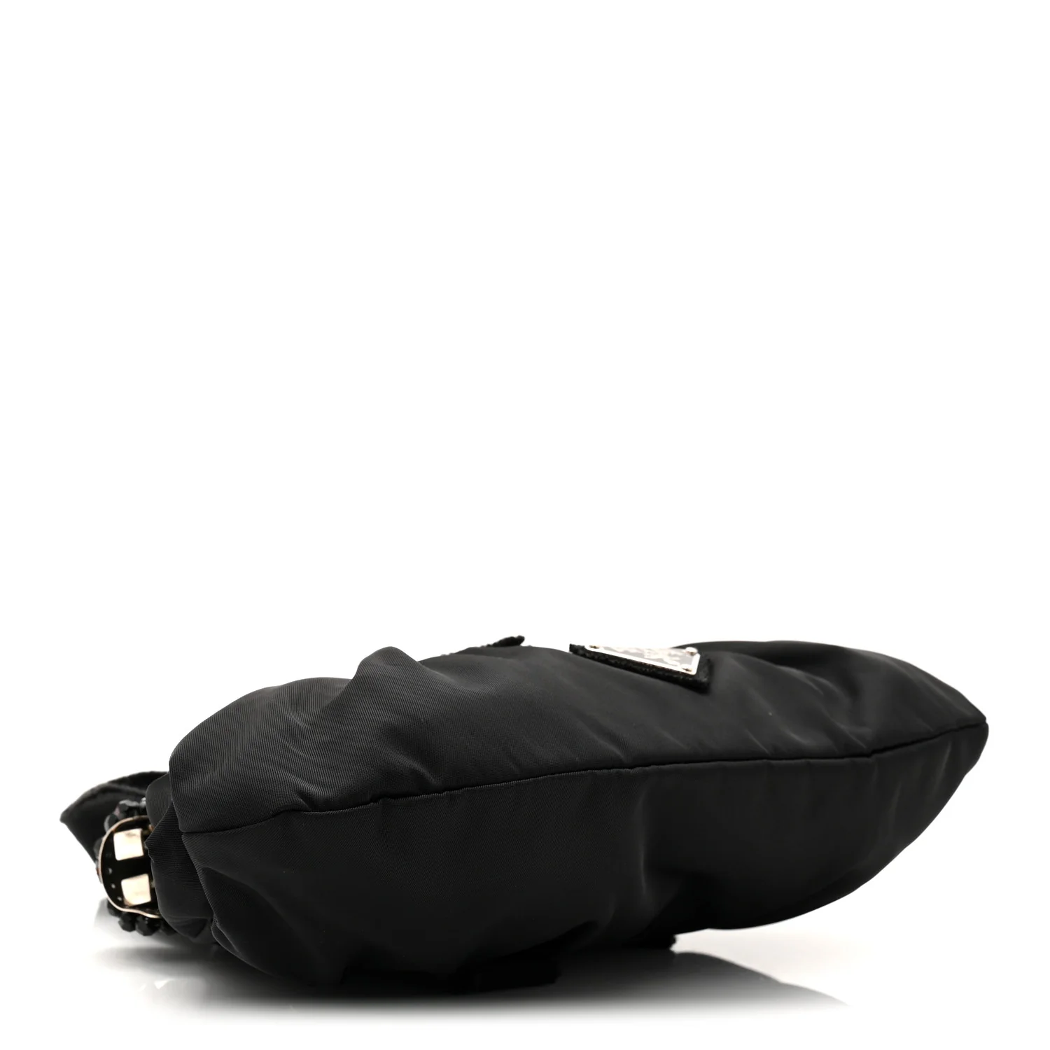 Tessuto Nylon Bead Evening Bag Black - Top Club