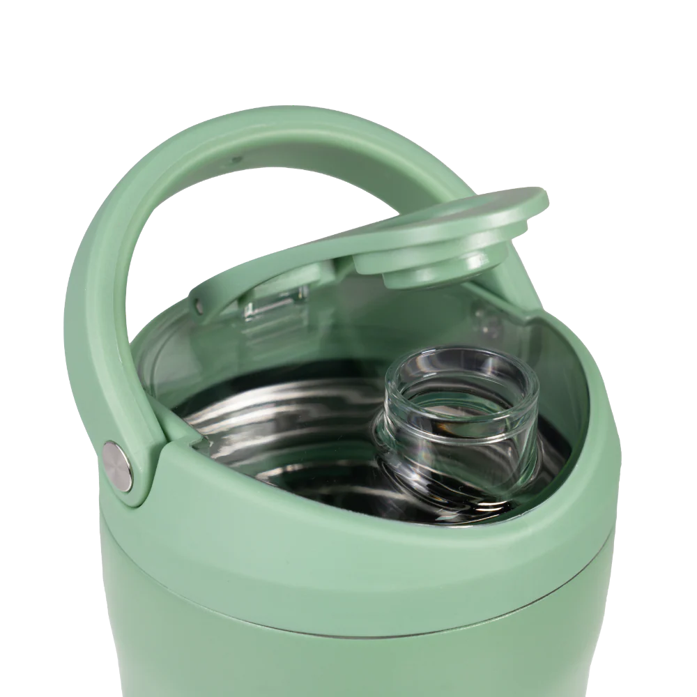 Insulated Shaker 24oz FreeSip® Stainless Steel Water Bottle - Sage