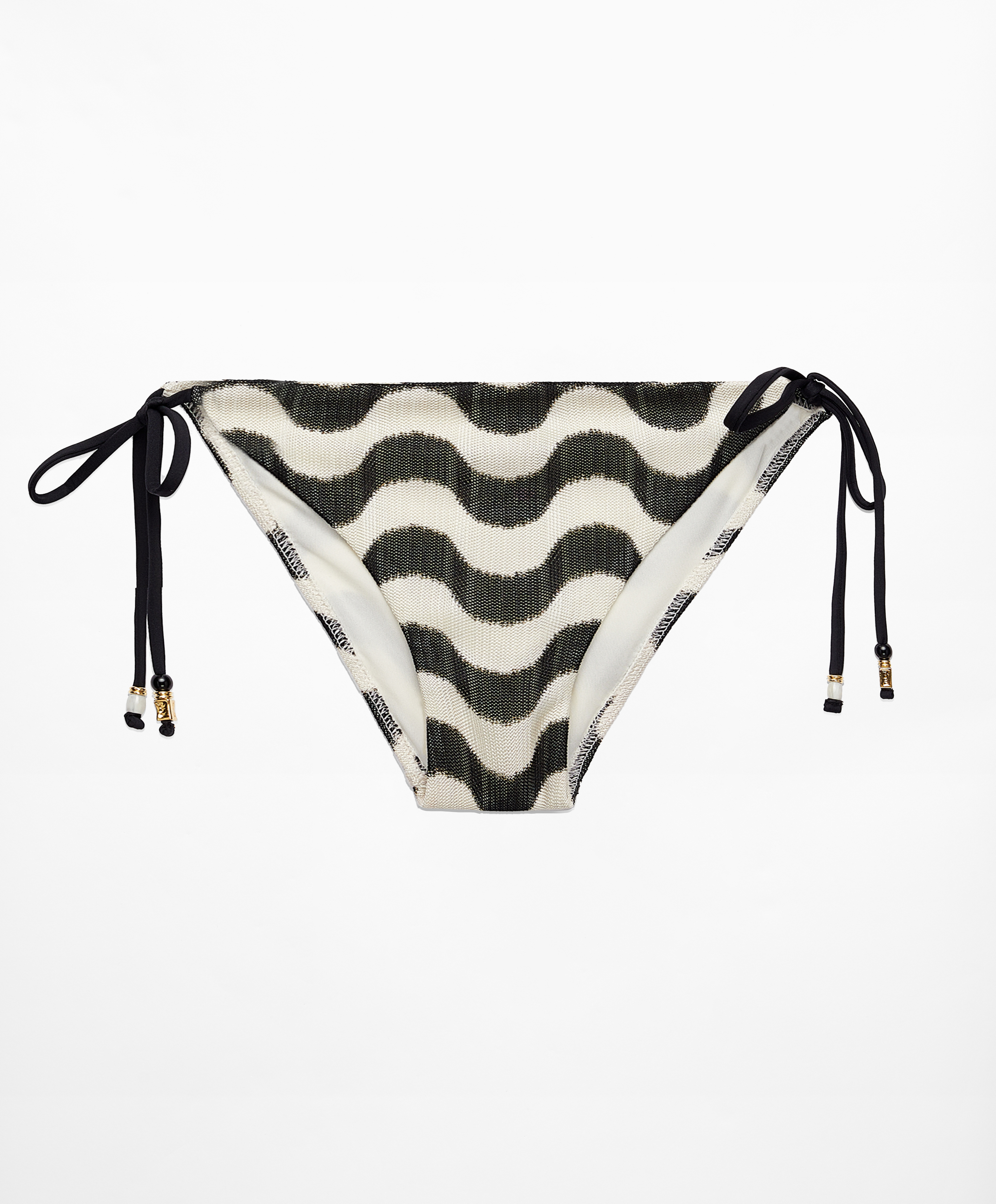 OYSHO Medium-coverage crochet bikini briefs with ties