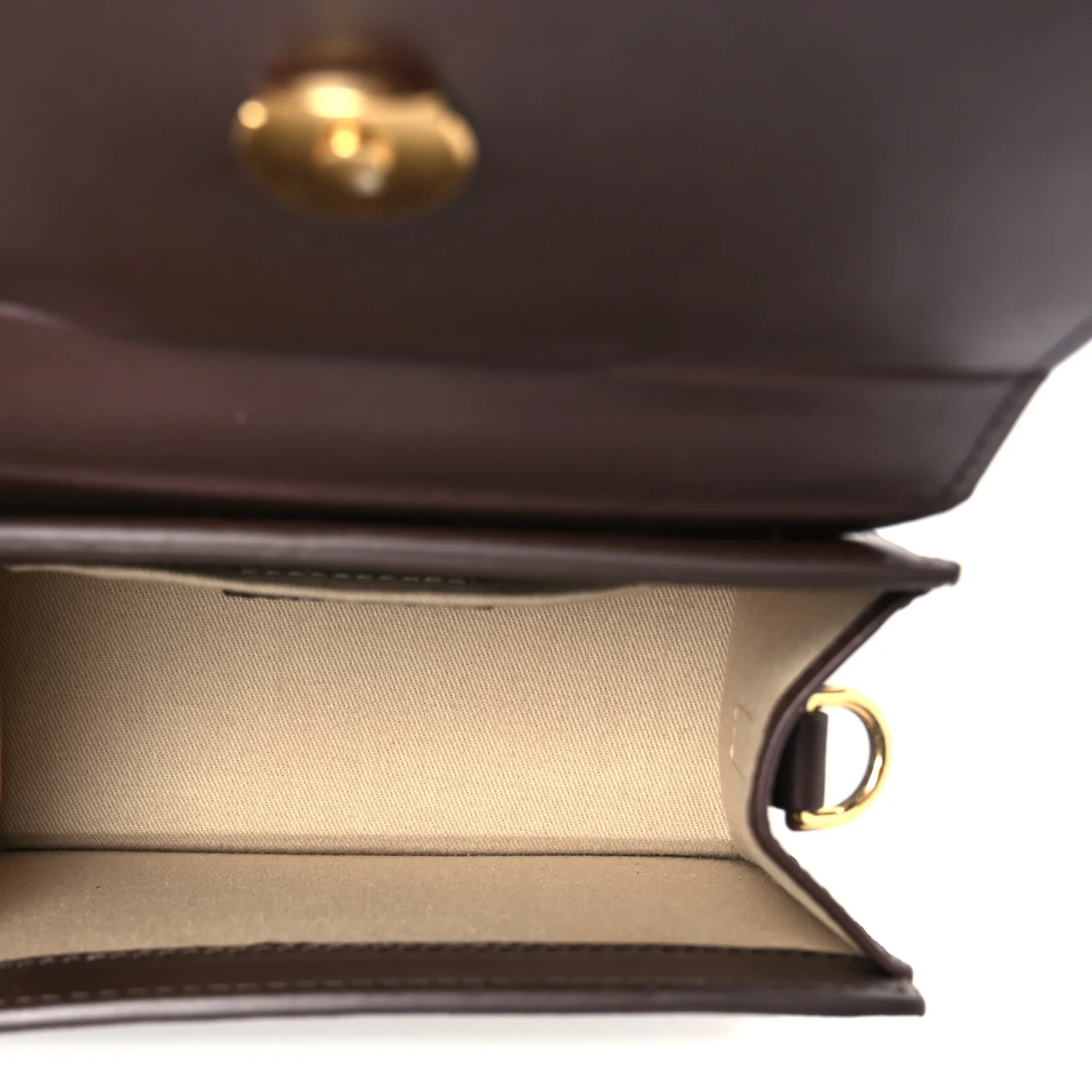 Smooth Calfskin Le Chiquito Noeud Dark Brown - Top Club