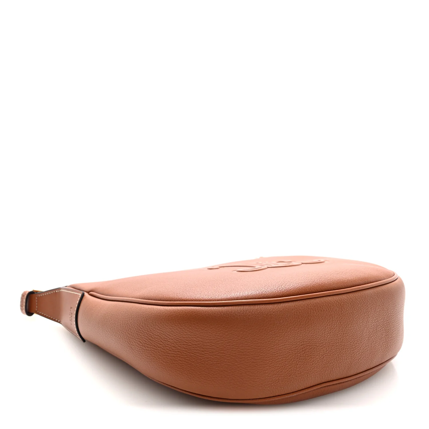 Supple Calfskin Small Triomphe Heloise Shoulder Bag Tan - Top Club