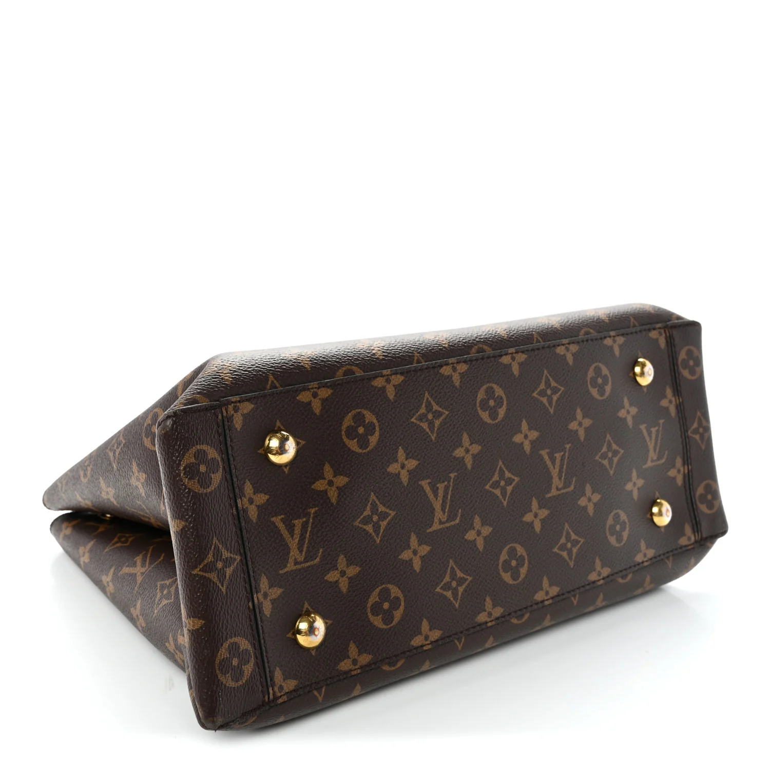 Monogram Flower Tote Black - Top Club