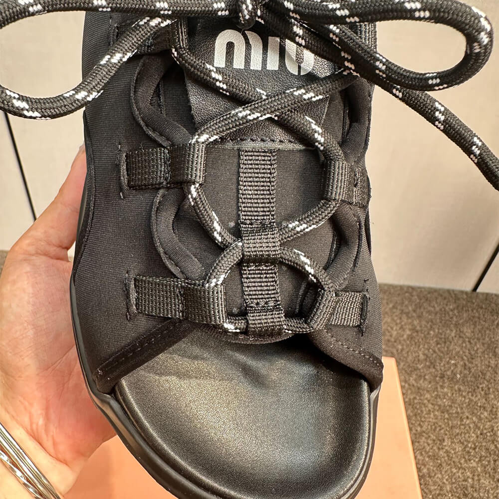 MiuMiu Chunky neoprene sandals - Top Club