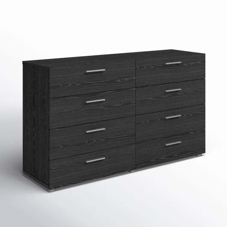 Jantz 8 Drawer 55.12" W Double Dresser