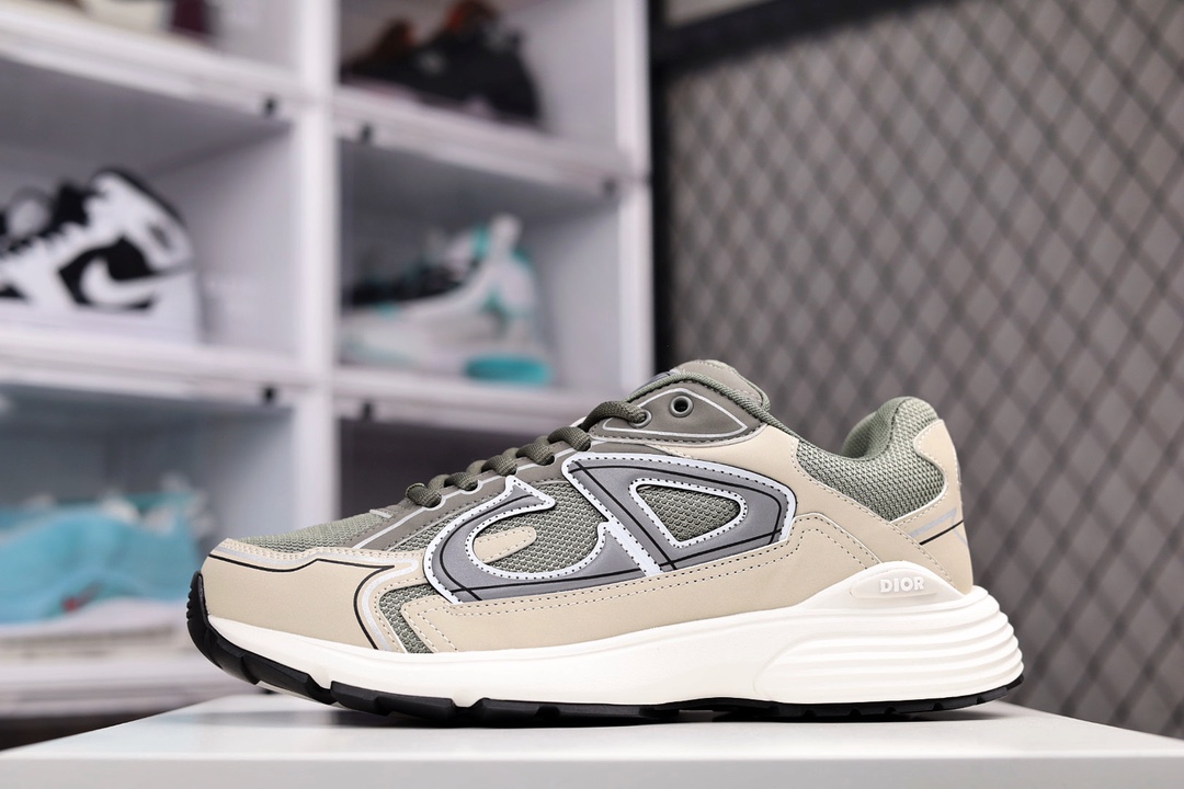 Dior B30 Dad Sneakers Brown (1:1 Version) - Sneaker Replica Workshop