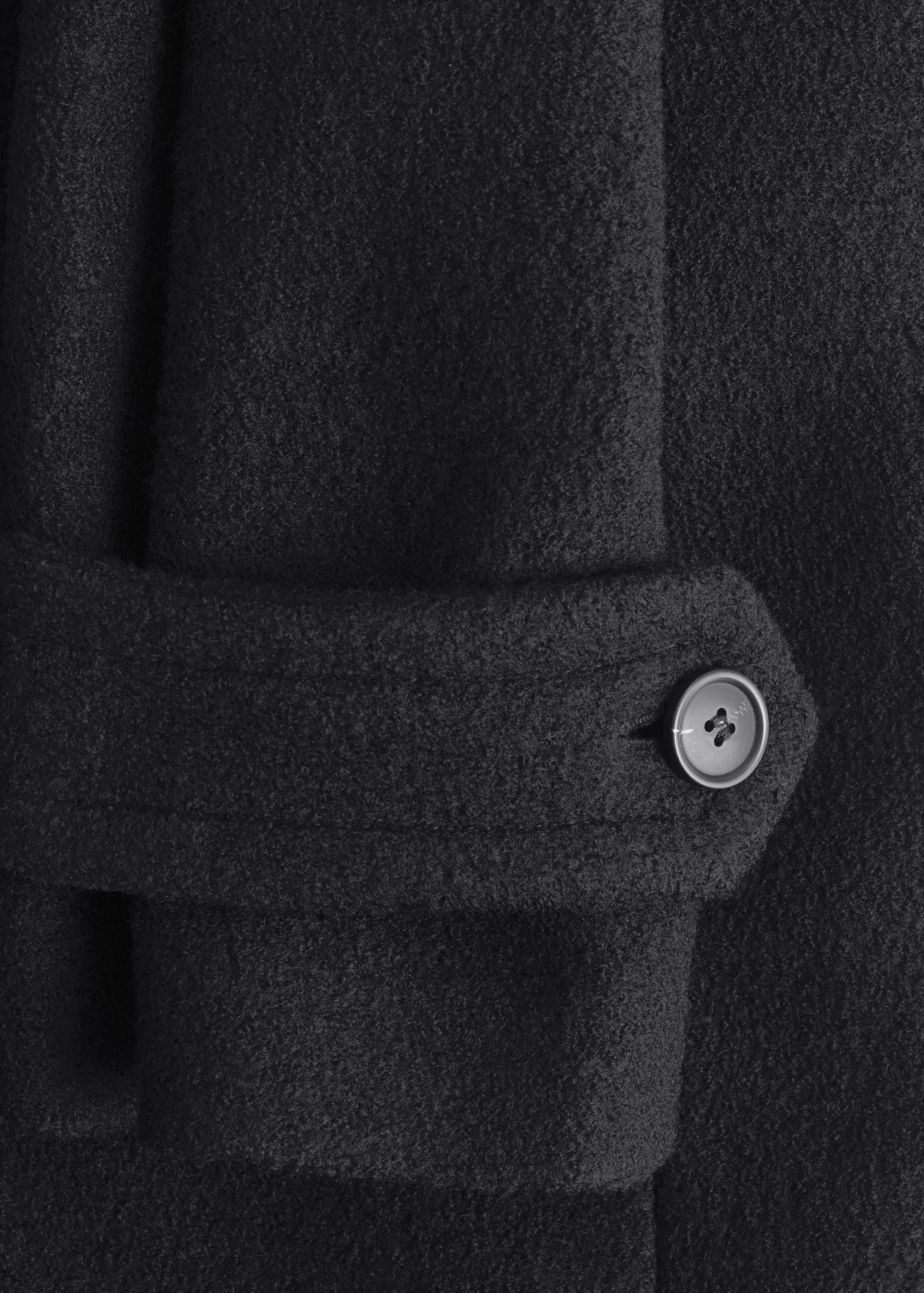 & Other Stories TIE-BELT WOOL COAT