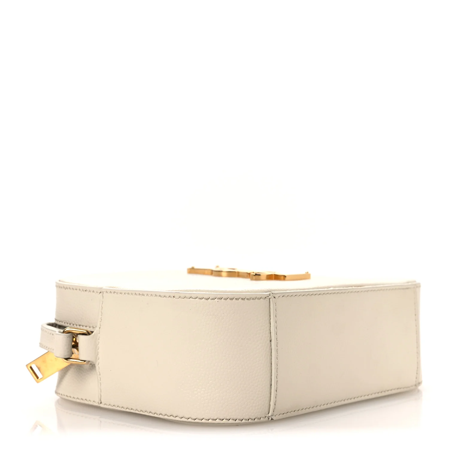 Grain De Poudre Small Classic Monogram Camera Bag White - Top Club