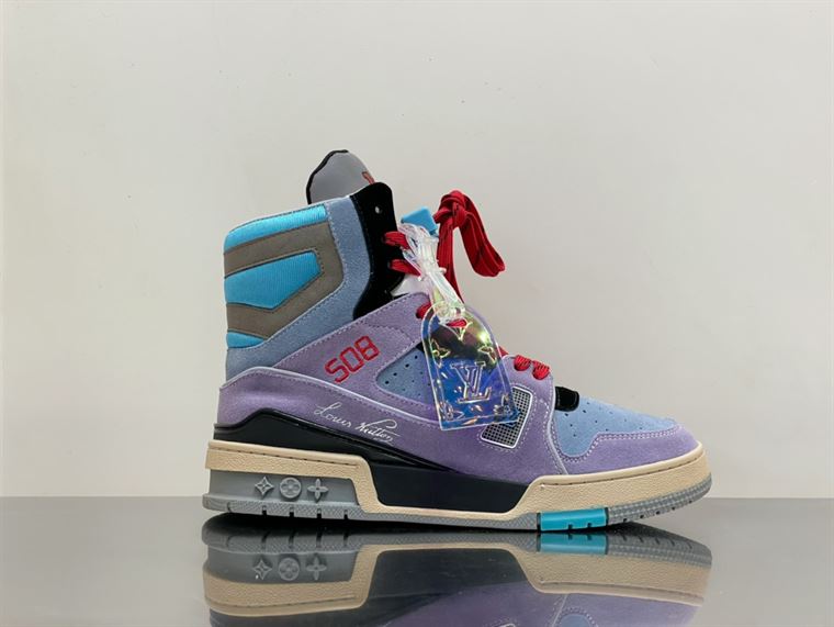 LOUIS VUITTON LV TRAINER SNEAKER BOOT   LVS069 - Sneaker Replica Workshop