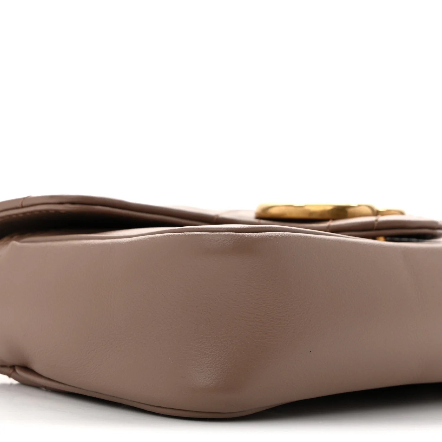 Calfskin Matelasse Super Mini GG Marmont Shoulder Bag Porcelain Rose - Top Club