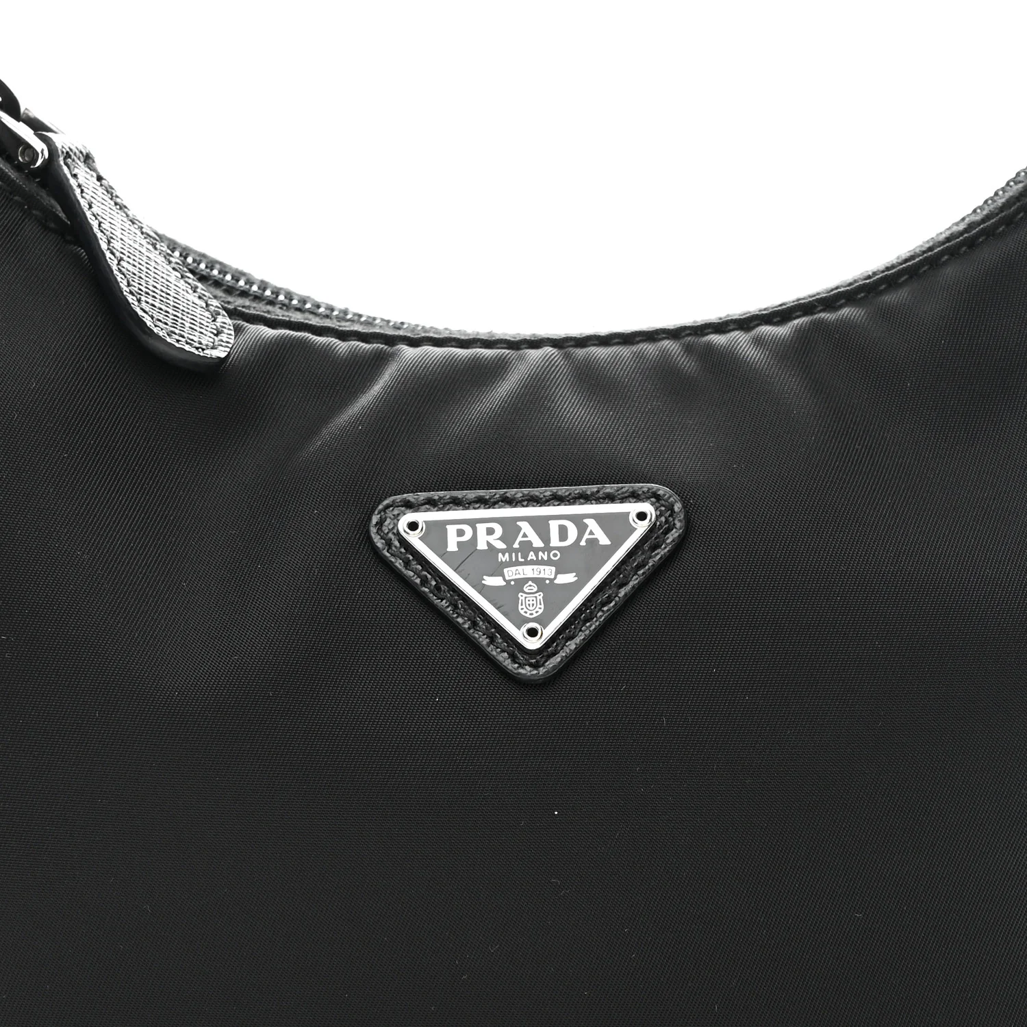 Tessuto Nylon Mini Re-Edition 2000 Bag Black - Top Club