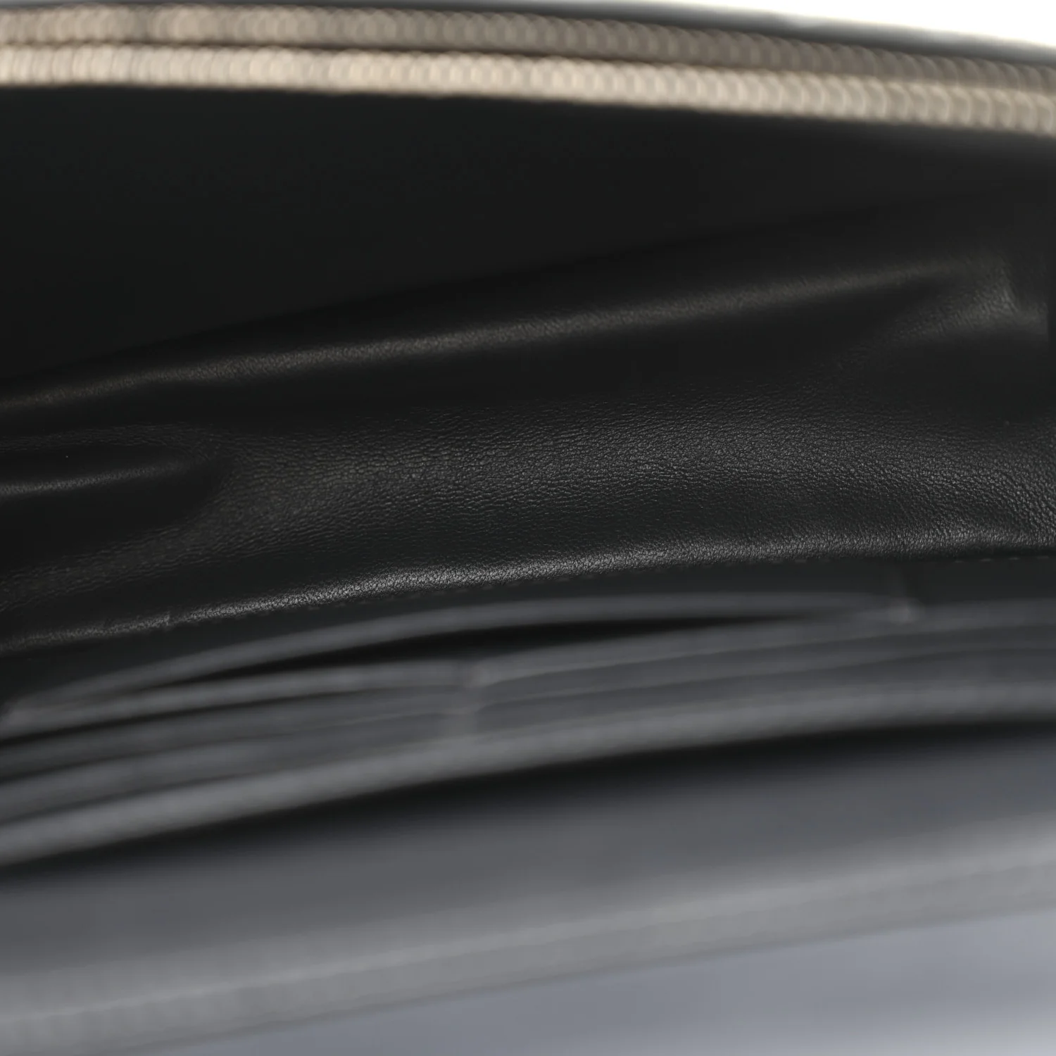 Metallic Lizard Miss Dior Promenade Pouch Gunmetal - Top Club