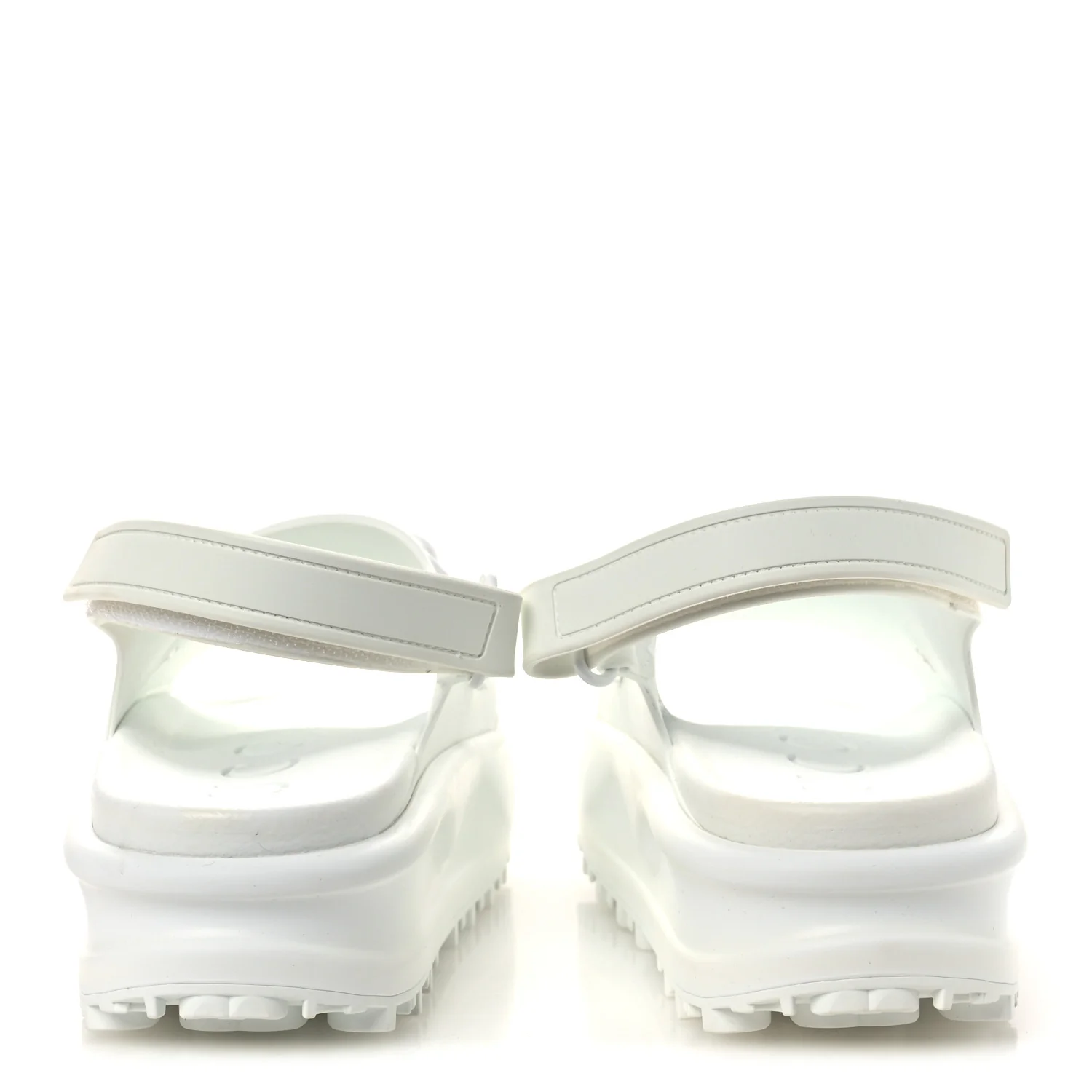 Soft Rubber Horsebit Touch Womens Strapped Sandals 38 Great White - Top Club