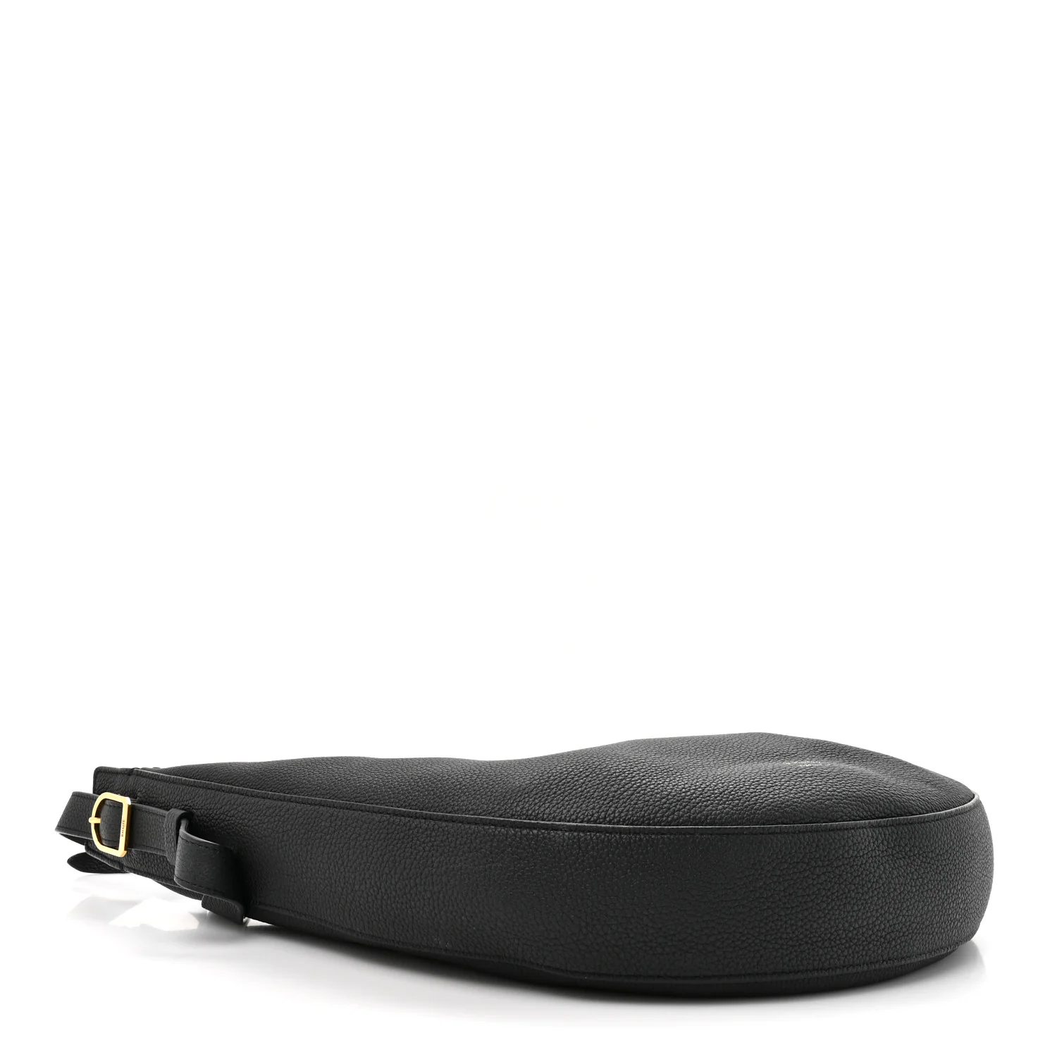 Pebbled Calfskin Augustina Hobo Black - Top Club