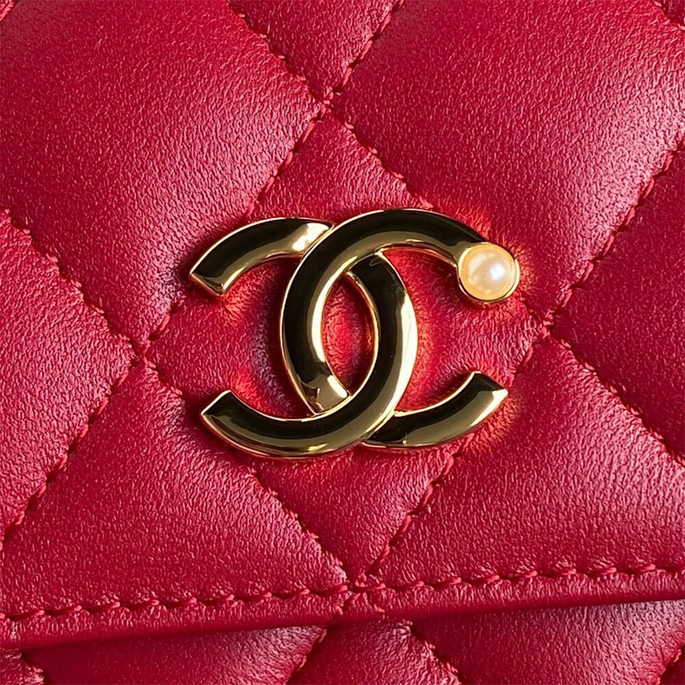 CHANEL Flap Phone Holder with Chain(HIGH-END GRADE) - Top Club