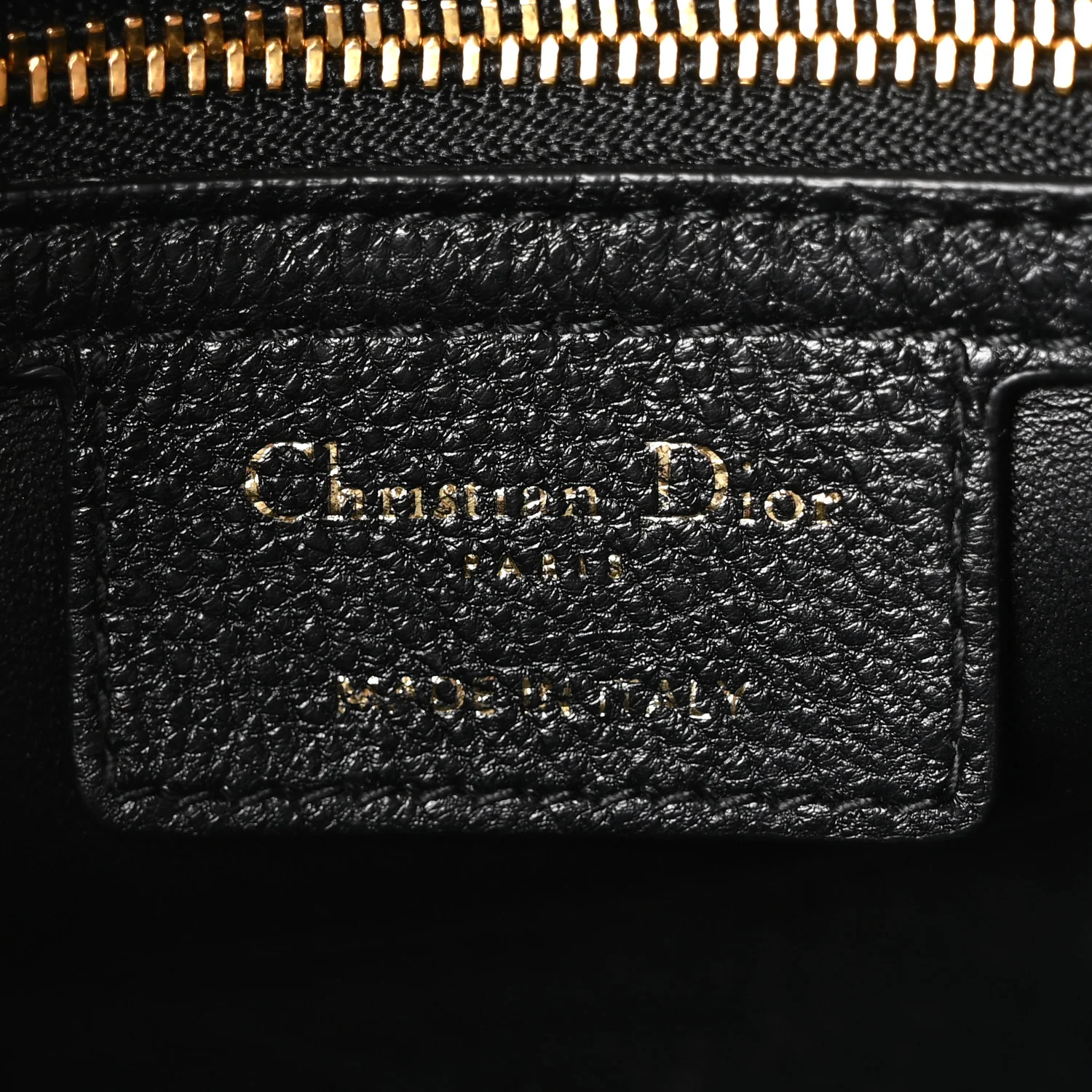 Calfskin Cannage Small Caro Bag Black - Top Club