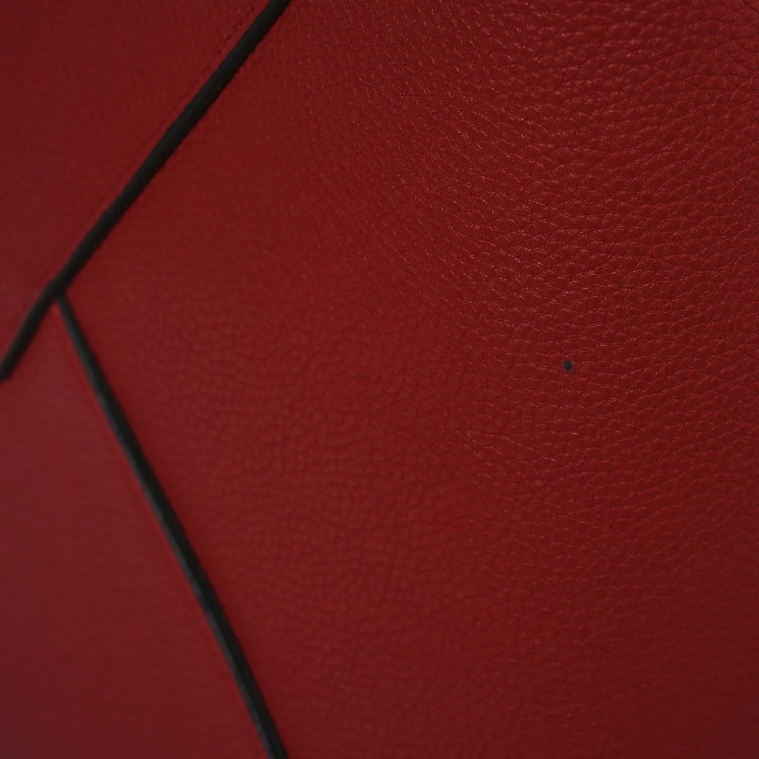 Soft Grained Calfskin Medium Belt Cabas Phantom Coquelicot - Top Club