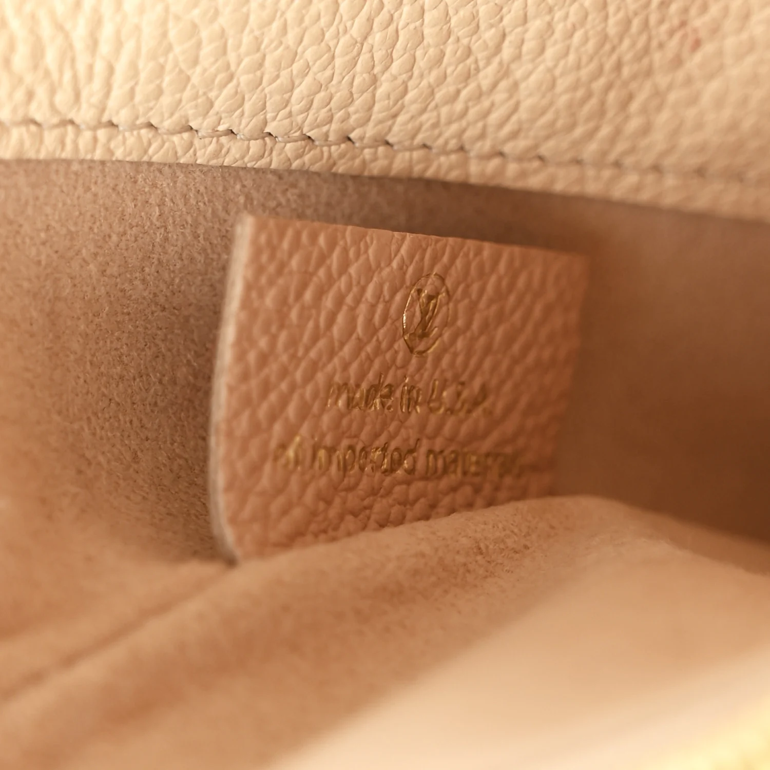 Empreinte Double Zip Pochette Beige Rose Creme - Top Club