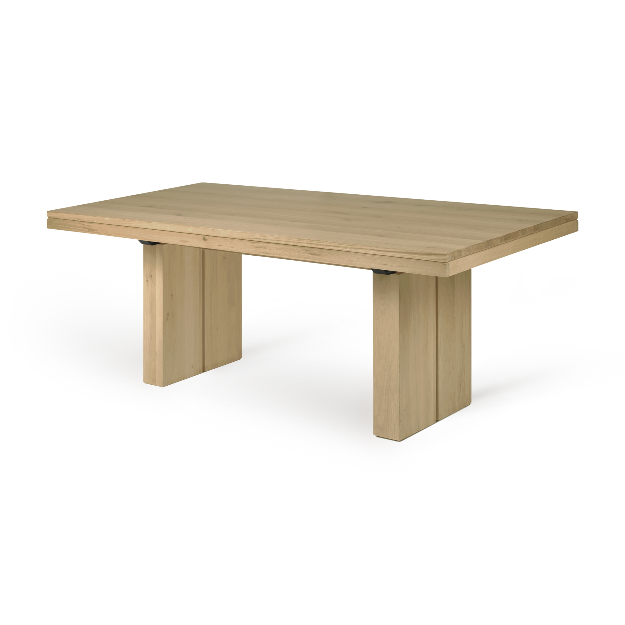 Eettafel uitschuifbaar Double 200/300 eiken