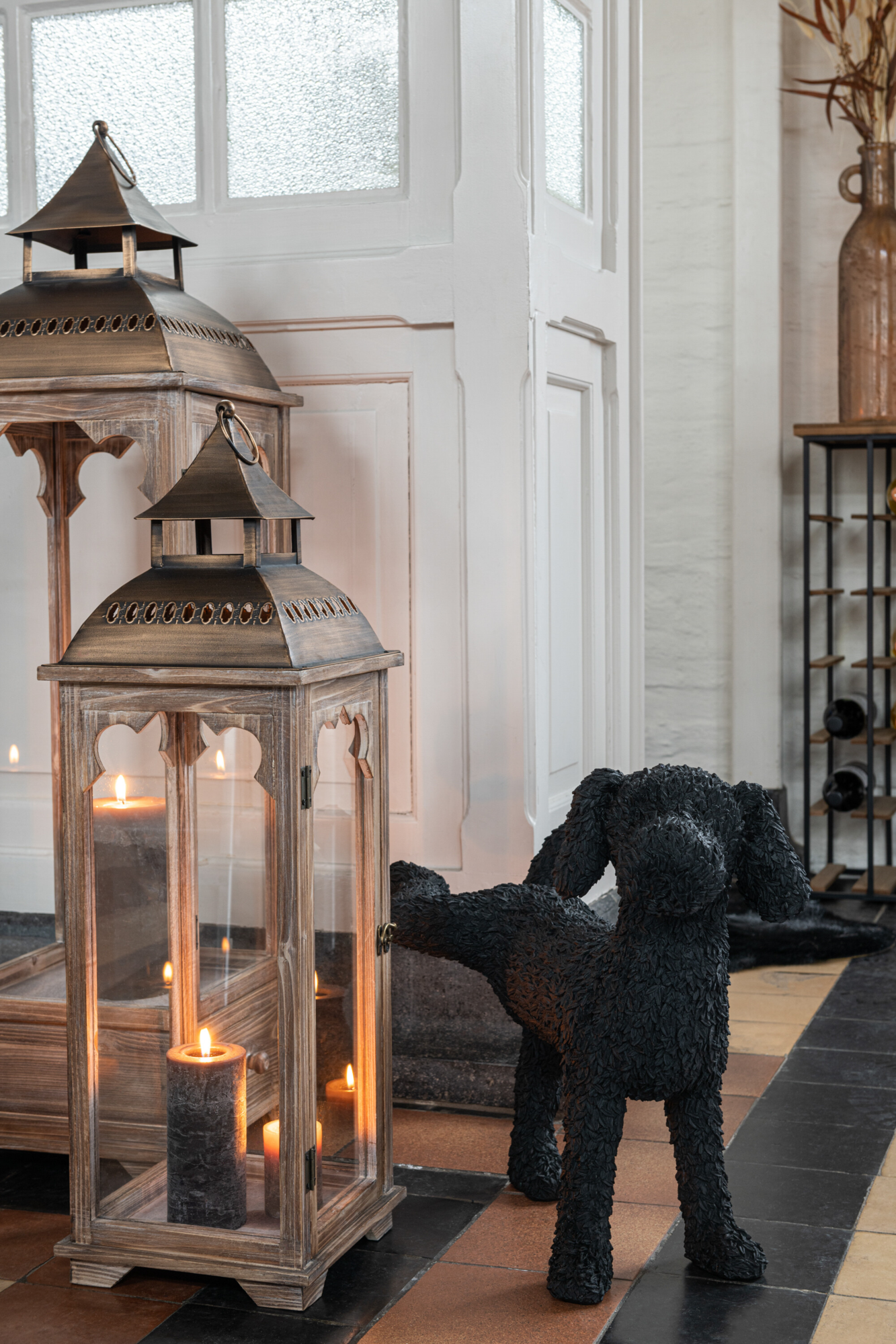 Hond Max Poly Zwart set van 2
