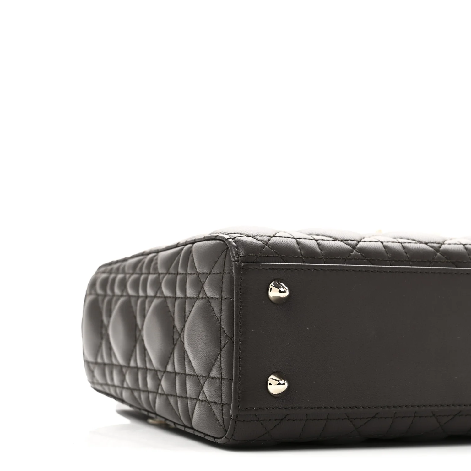 Lambskin Cannage Small My ABCDior Lady Dior Dark Brown - Top Club