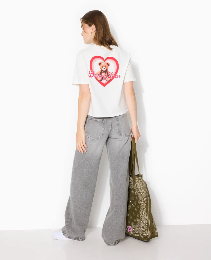 Pimkie T-shirt court avec print devant et dos