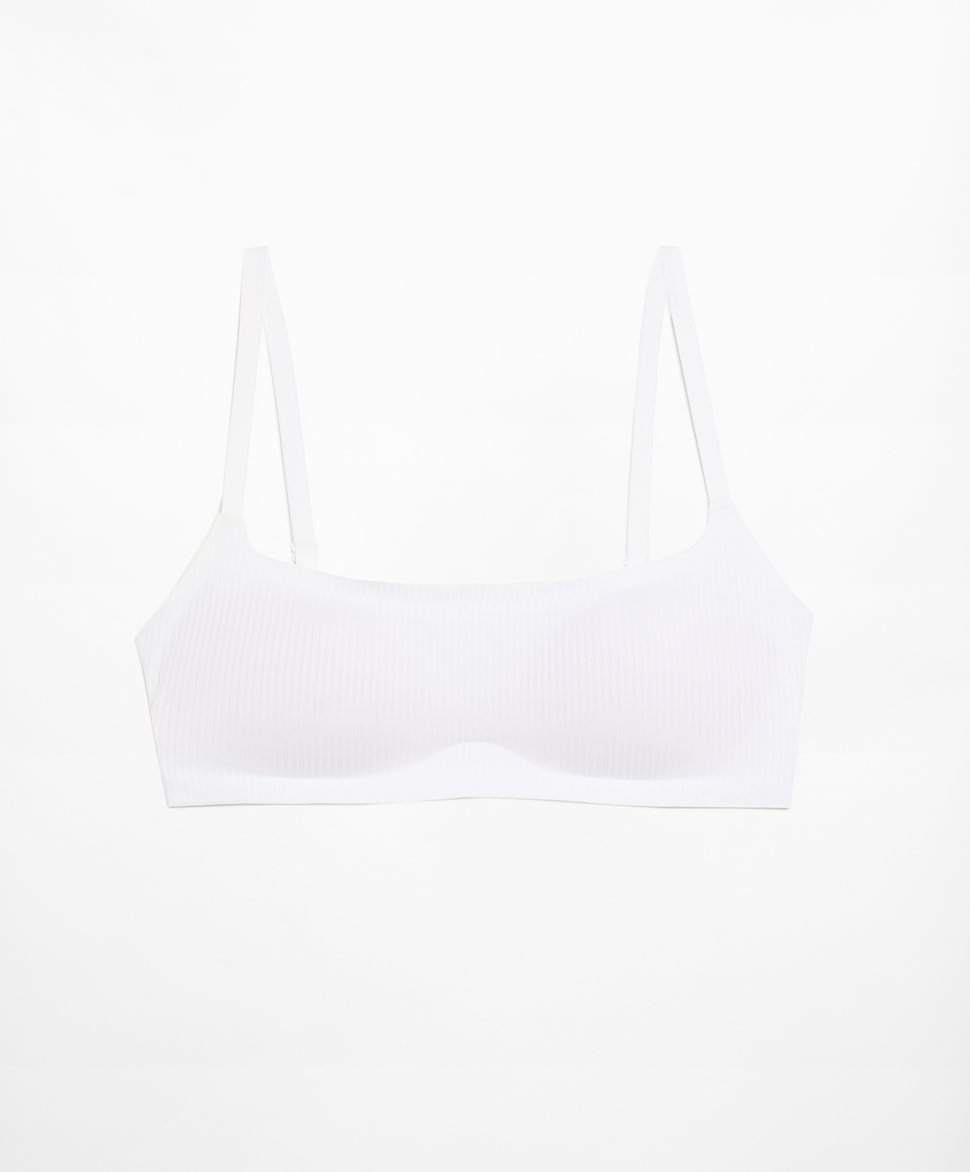 OYSHO Invisible micro rib bra top