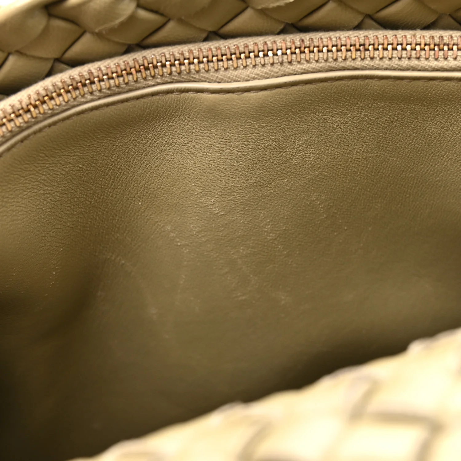 Nappa Intrecciato Small Cobble Shoulder Bag Camel - Top Club