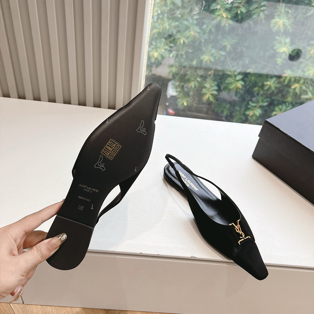 YSL Pointed Toe Slingback - Top Club
