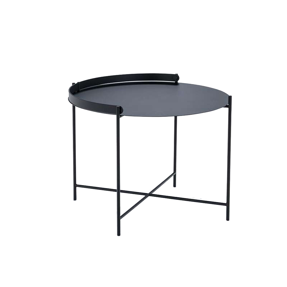 Bijzettafel Edge 62cm zwart