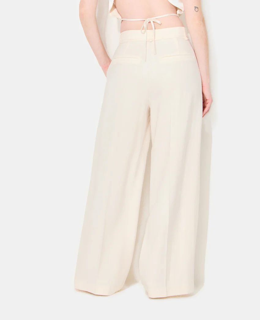Pimkie Pantalon droit en tissu effet lin