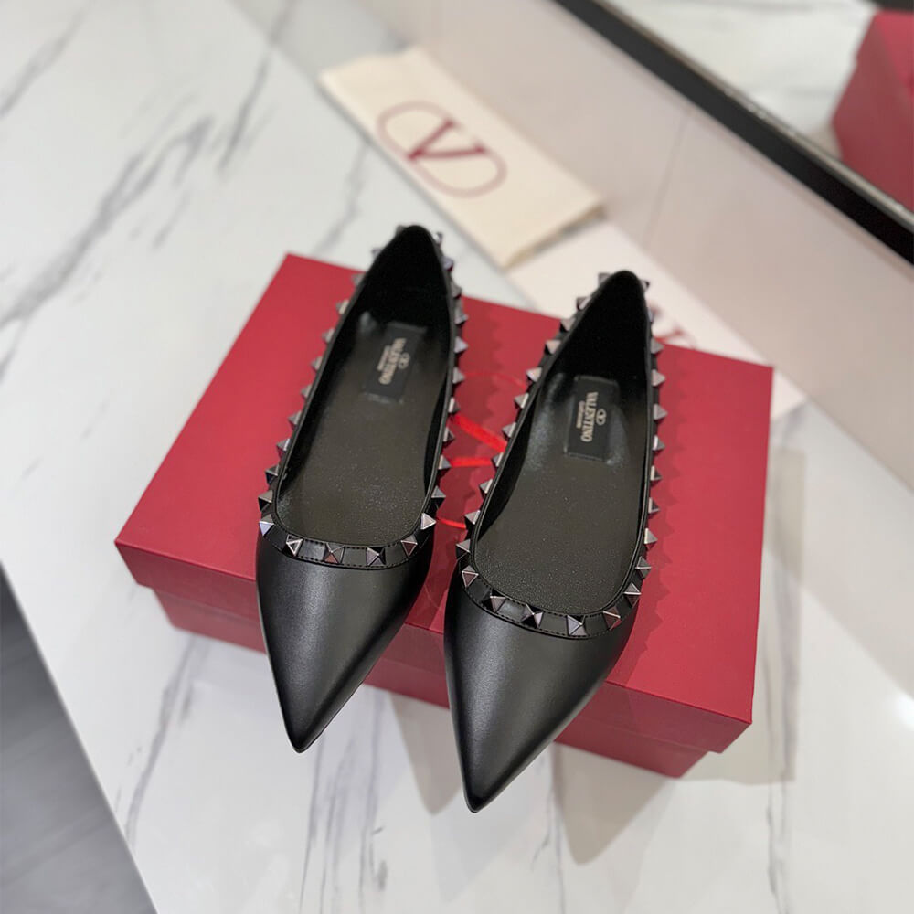 VALENTINO ROCKSTUD BALLET FLAT - Top Club