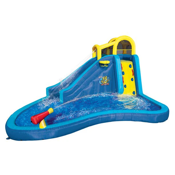 Banzai aufblasbare Big Blast Cannon Splash Slide Lagune Pool Outdoor Wasserpark