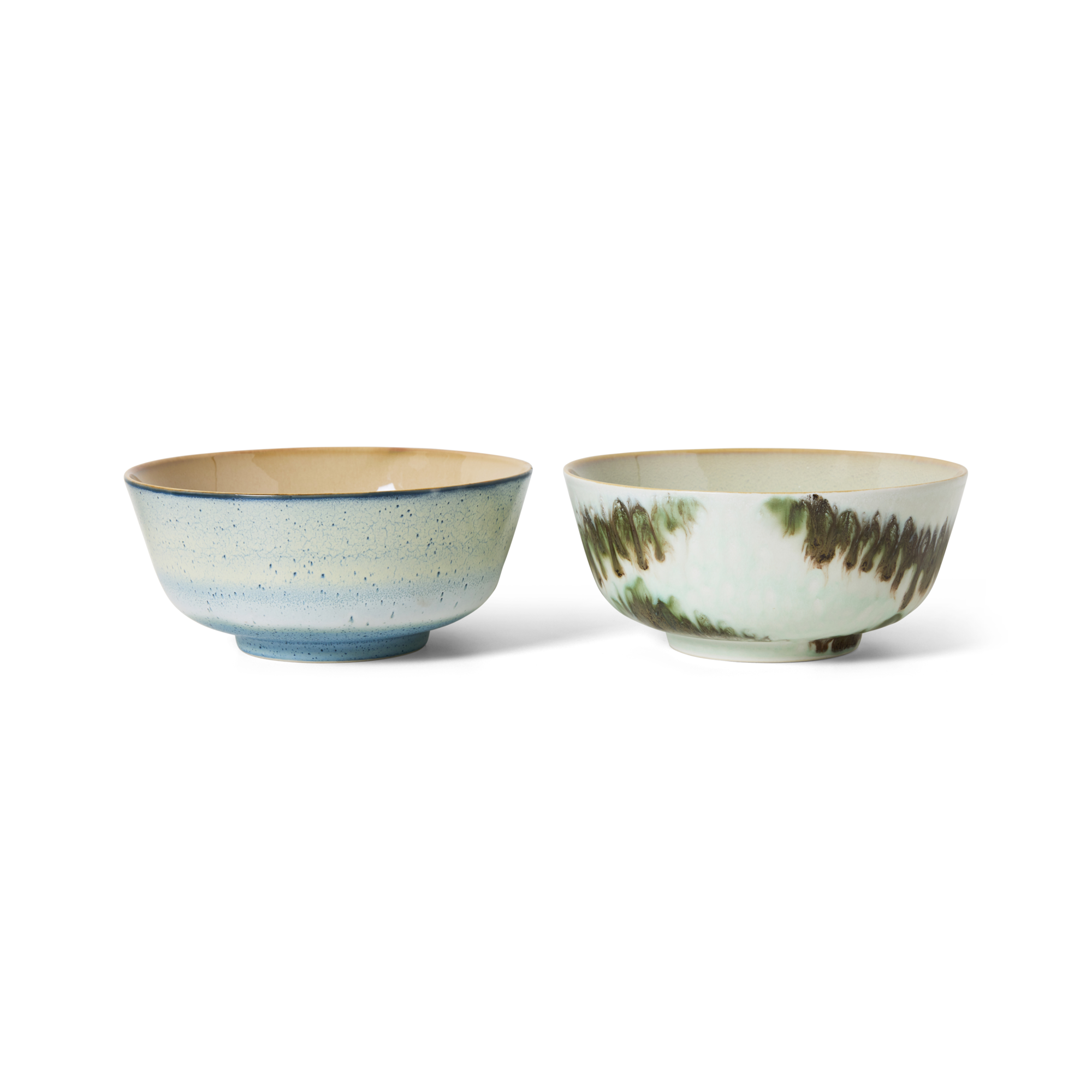 Servies 70's Ceramics ramen kom Minimalist Ø19 - set van 2