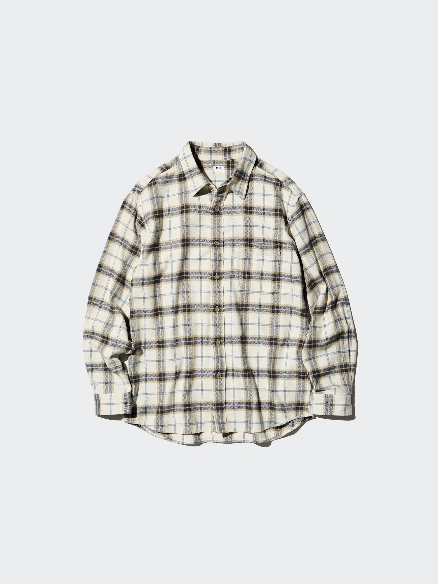 Flannel Shirt Long Sleeve Regular Collar